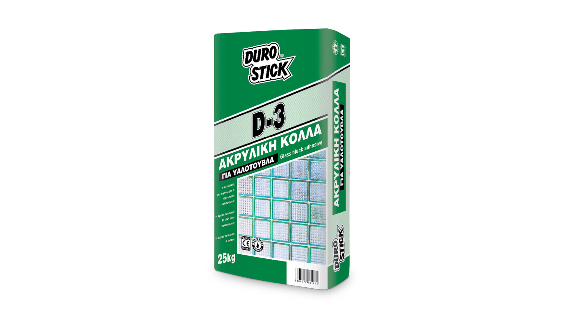ΚΟΛΛΑ ΥΑΛΟΤΟΥΒΛΩΝ D-3 25kg