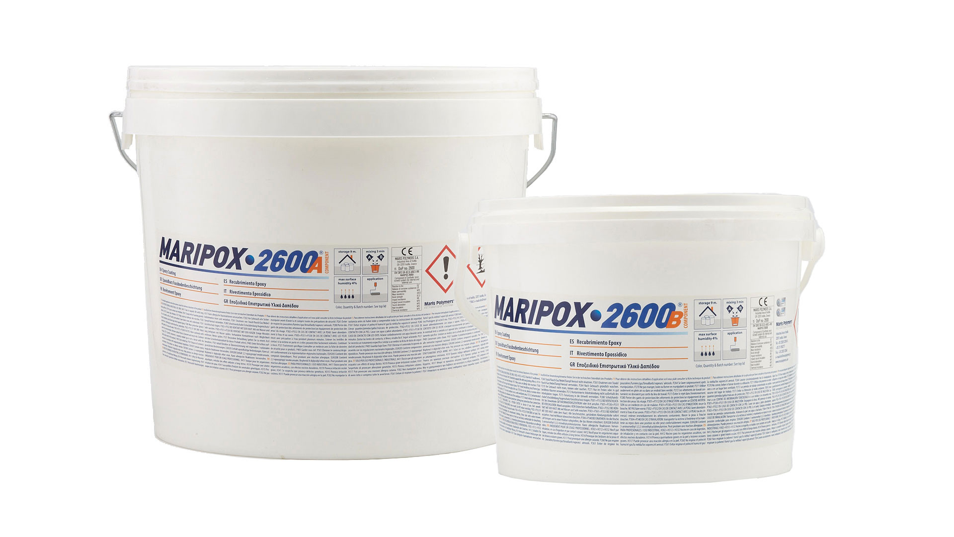 MARIPOX 2600 GREEN 10KG (A+B) 10+3KG