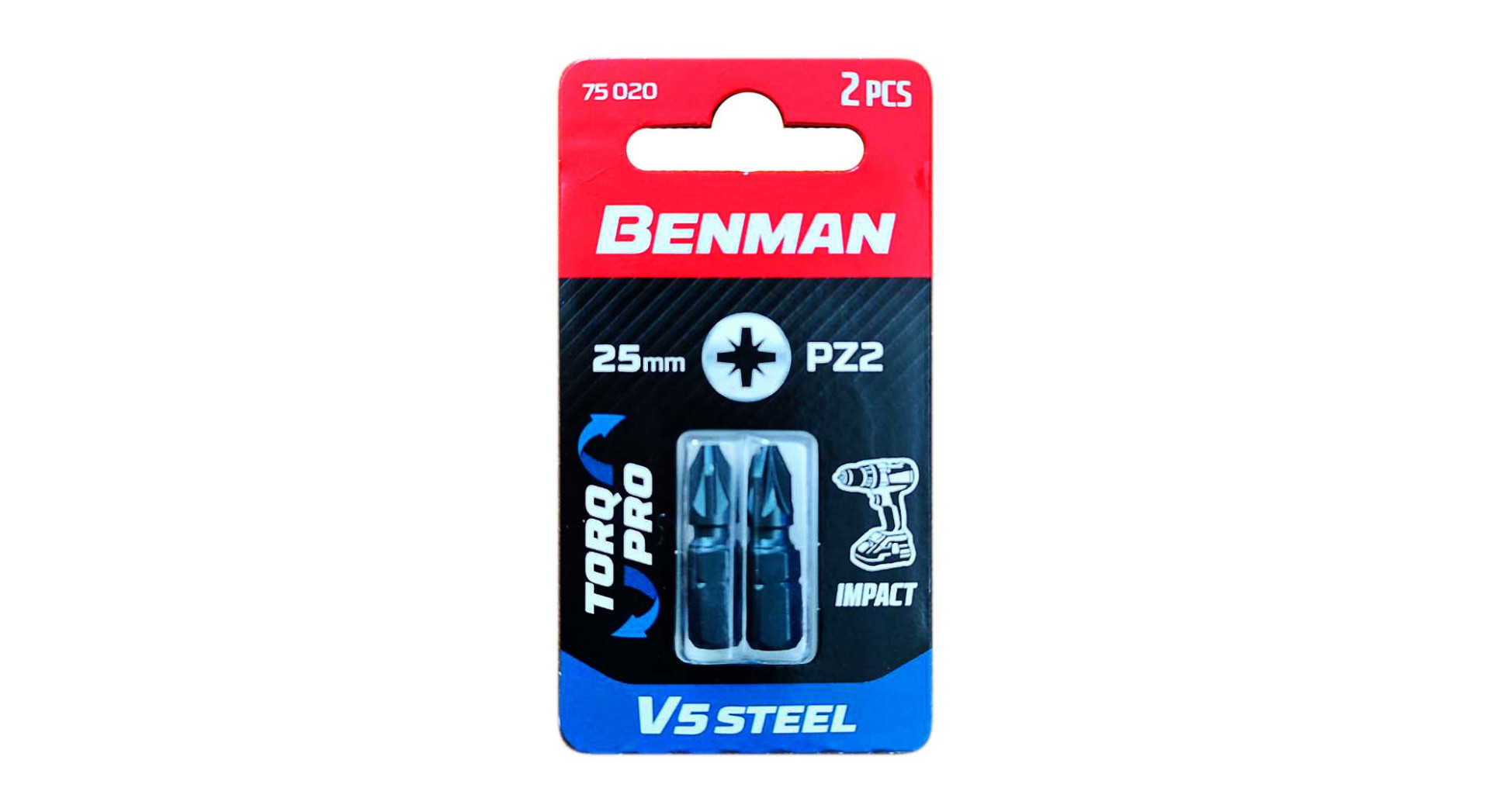 ΜΥΤΗ  TORSION PZ2x25mm (2τεμ) BENMAN (75020)