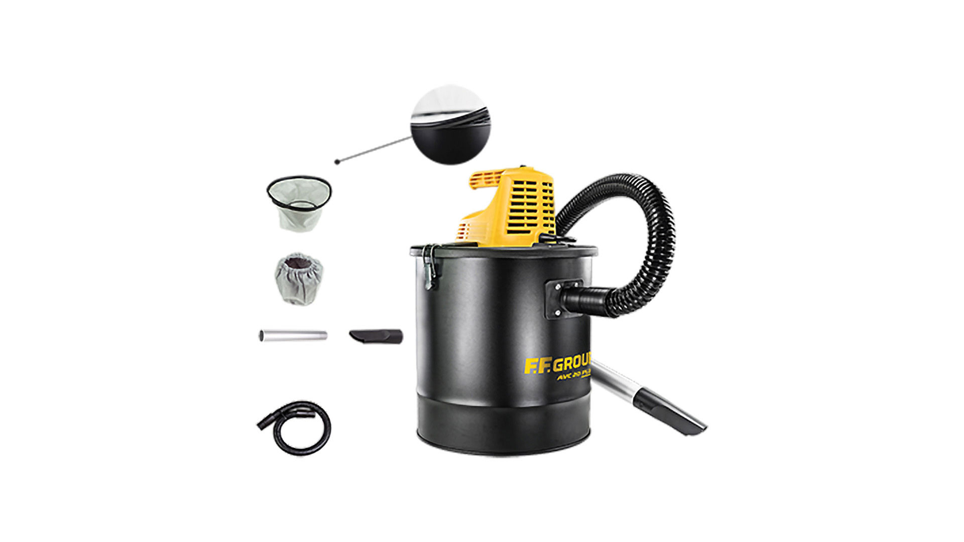 ΣΚΟΥΠΑ ΗΛΕΚΤΡΙΚΗ ΣΤΑΧΤΗΣ AVC 20 PLUS  20L/1200W  F.F.GROUP (43498)