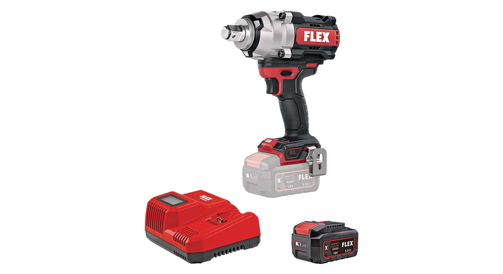 ΜΠΟΥΛΟΝΟΚΛΕΙΔΟ ΜΠΑΤΑΡΙΑΣ IW 3/4" 1600 18-EC/ 5.0 Set FLEX (D00337)