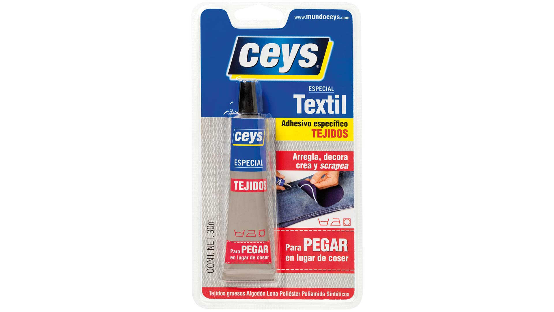 ΚΟΛΛΑ ΓΙΑ ΥΦΑΣΜΑΤΑ 30ml CEYS (501024092)