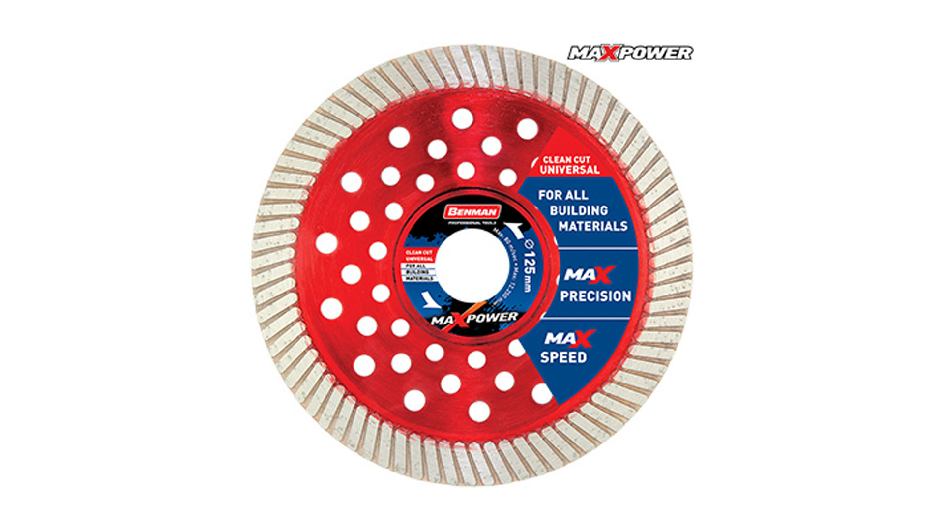 ΔΙΑΜΑΝΤΟΔΙΣΚΟΣ MAXPOWER UNIVERSAL-TURBO BENMAN 125 X 2.0 X12w