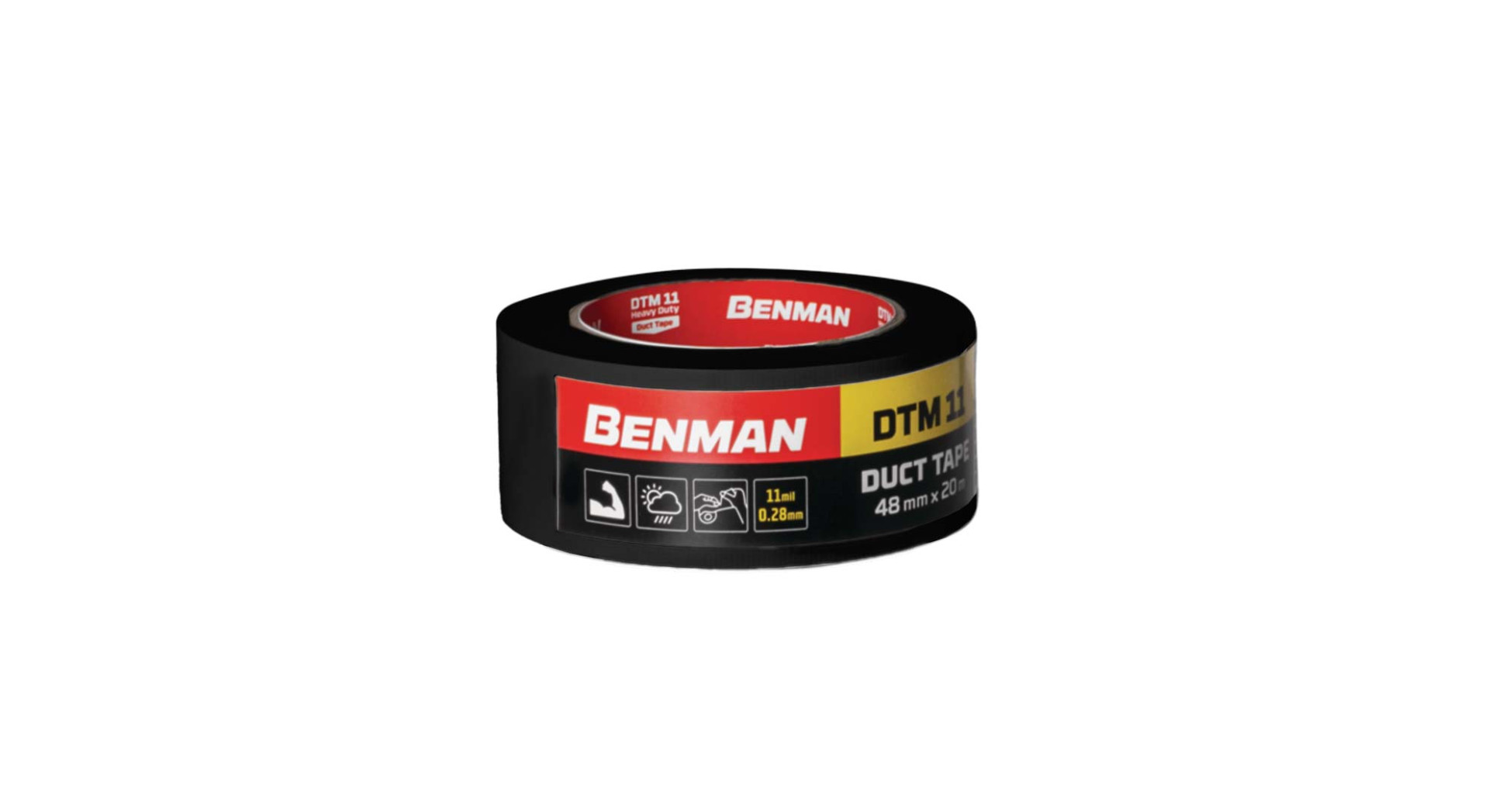 ΤΑΙΝΙΑ ΥΦΑΣΜΑΤΙΝΗ ΜΑΥΡΗ 48mmΧ20m BENMAN (39925)