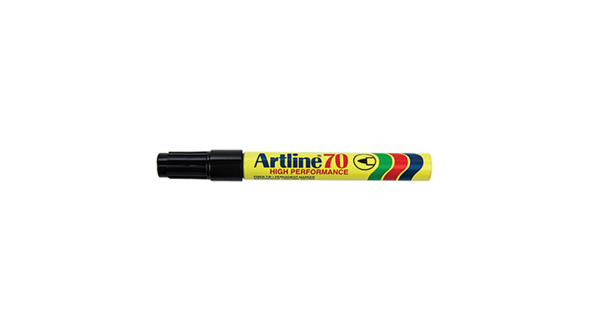 ΜΑΡΚΑΔΟΡΟΣ ARTLINE 70 ΑΝΕΞΙΤΗΛΟΣ ΣΤΡΟΓΓΥΛΗ ΜΥΤΗ 1.5mm ΜΑΥΡΟ