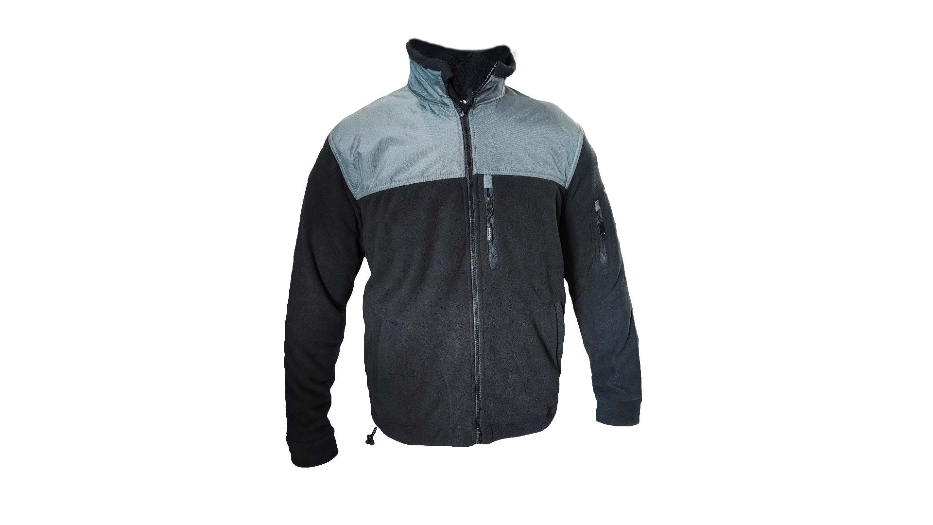 ΖΑΚΕΤΑ ERGOLINE FLEECE ΜΑΥΡΗ-ΓΚΡΙ #3XL