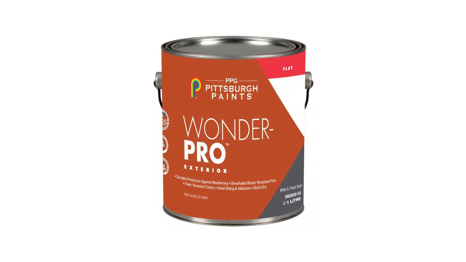DR 2020 WONDER-PRO ΑΚΡΥΛΙΚΟ ΜΑΤ ΧΡΩΜΑ ΛΕΥΚΟ/ΠΑΣΤΕΛ  0,98 Lt