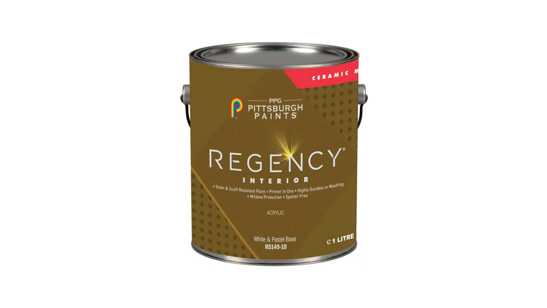 R 5149 REGENCY ΧΡΩΜΑ ΑΠΩΘΗΣΗΣ ΛΕΚΕΔΩΝ ΜΕ ΚΕΡΑΜΙΚΑ ΣΦΑΙΡΙΔΙΑ ΛΕΥΚΟ/ΠΑΣΤΕΛ  0,98 Lt