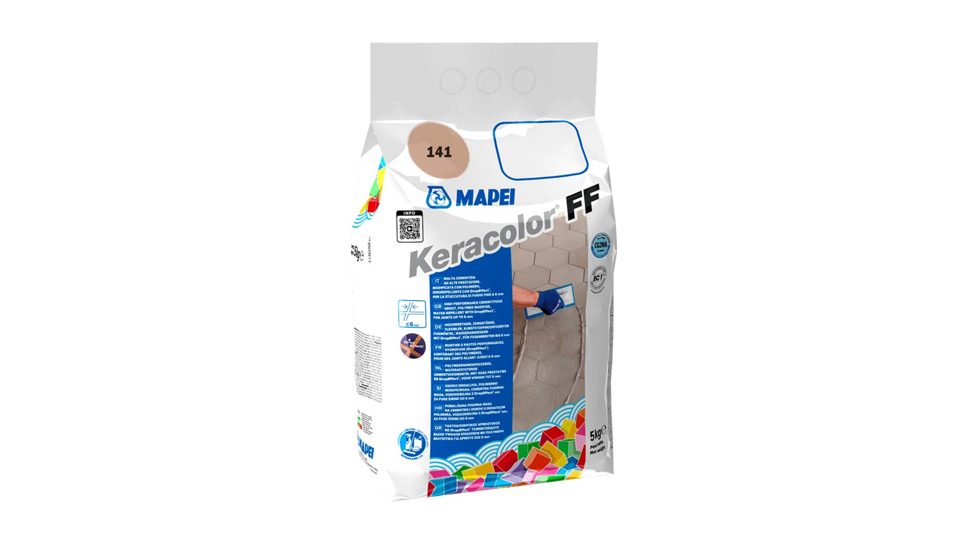 KERACOLOR FF N.141 (CARAMEL) ΑΡΜΟΣΤΟΚΟΣ 5 KG MAPEI (5N14145AGR)