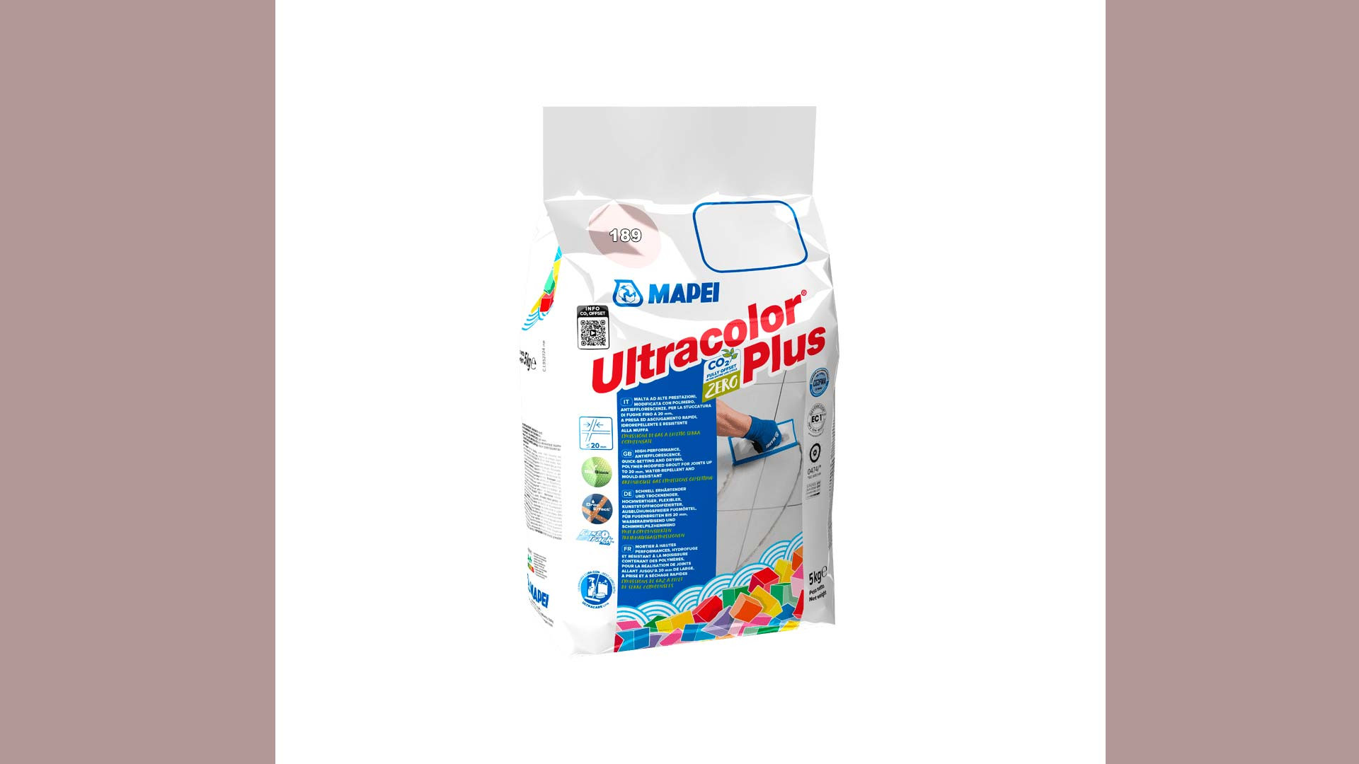 ULTRACOLOR PLUS (5KG) NΕΑ ΧΡΩΜΑΤΑ N.189 5 KG MAPEI (60018945A)