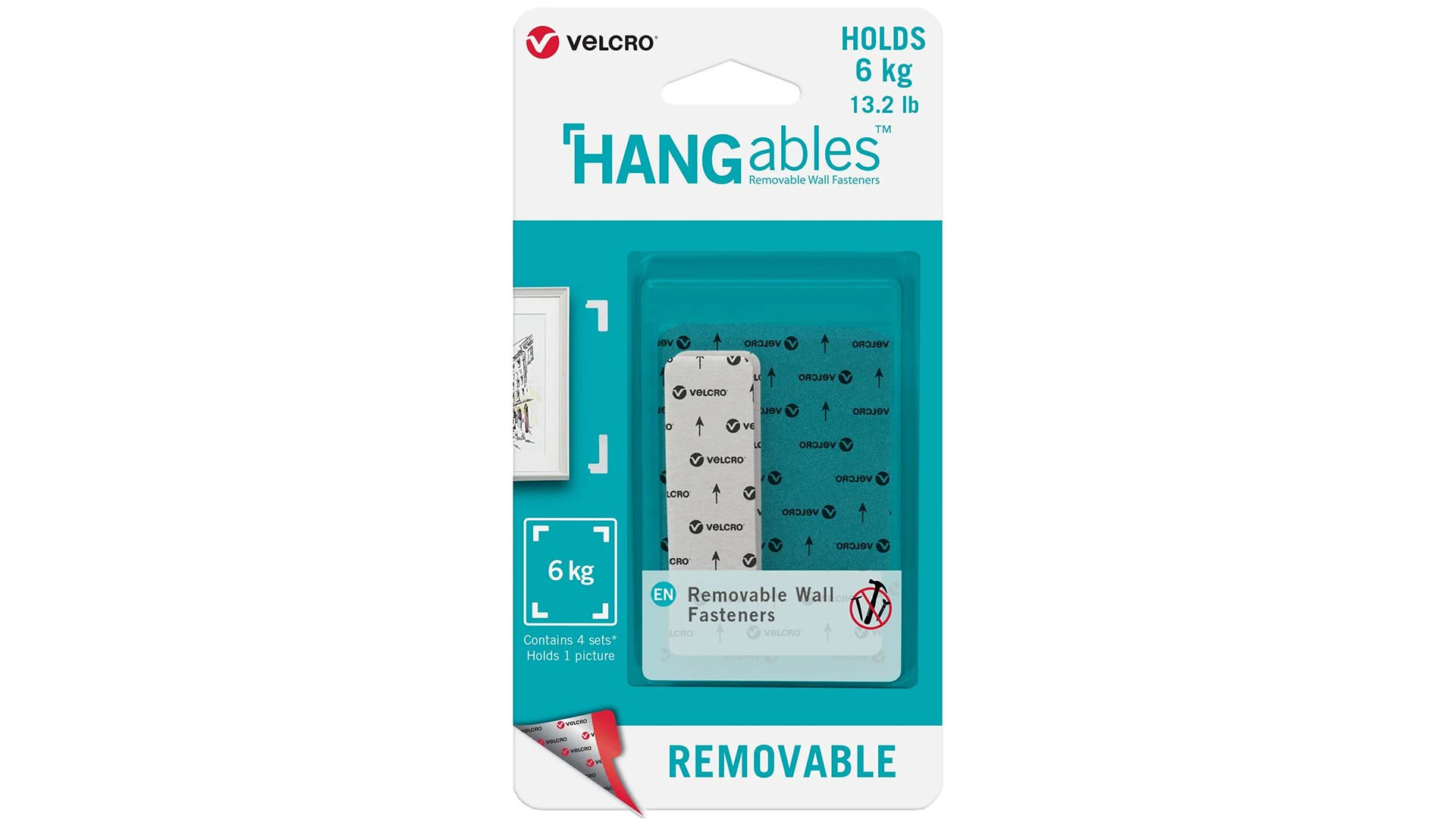 HANGABLES 144mm X 76mm corners VELCRO (30126062)