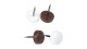 ΠΑΤΙΝΙΑ ΕΠΙΠΛΟΥ ΠΛΑΣΤΙΚΑ ΛΕΥΚΑ 9X3mm MARAZZI (100τμχ)