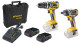  SET ΔΡΑΠΑΝΟΚΡΟΥΣΤΙΚΟ 20V+ΠΑΛΜΙΚΟ ΚΑΤΣΑΒΙΔΙ 20V PLUS+ΒΑΛΙΤΣΑ  F.F.GROUP (46566)